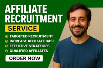 recruit targeted affiliates and manage your affiliate marketing program