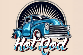 design a professional auto, vehicle, or motorsport logo