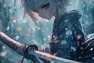 do a anime character