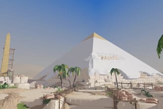stylized roblox game environment, roblox map level,  ugc roblox assets 3d model