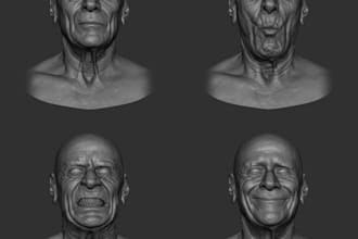 create realistic or stylized 3d face and full body scans for games and printing
