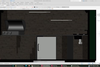 do 3d design of structures objects kitchens barbecues prefabricated houses