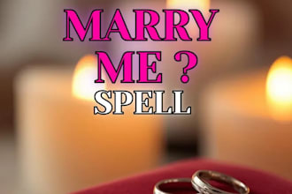 cast marry me spell, attract proposal fast, inspire commitment manifest spell