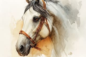 make a custom portrait of your horse