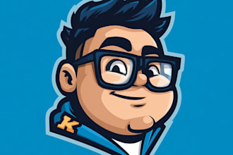 design a  cartoon logo character