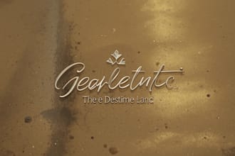 create luxury signature business logo design