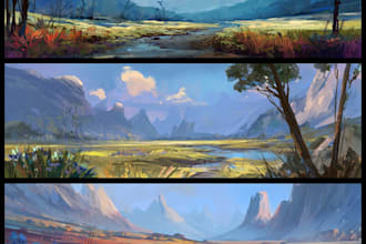environment concept art landscape design