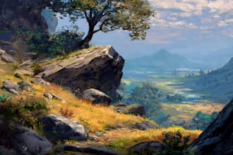 environment concept art landscape design