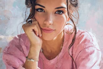 make a amazing oil paintings