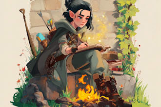 illustrate fantasy art creatures and characters