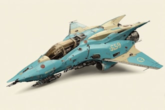 illustrate and military aircraft vehicle military art