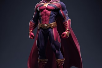 create an amazing superhero or fantasy comic illustration