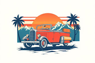 design vintage t shirt and custom merch tshirt graphic