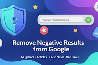 fix negative google results, restore your online reputation permanently