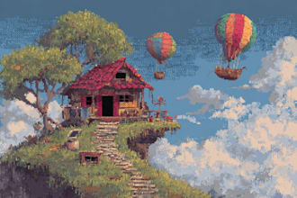 do pixel art animations and illustrations
