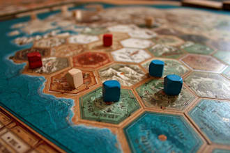 create custom board game design and card game illustration