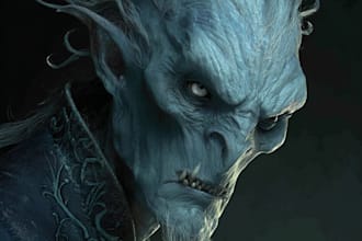 fantasy horror and fantasy horror character