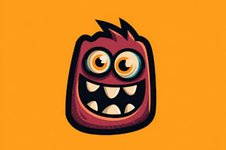 design a cartoon logo character