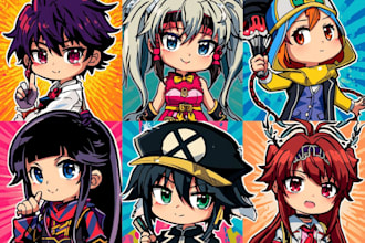 draw anime character for you
