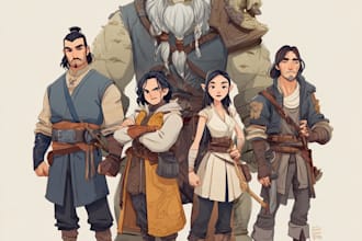 draw your dnd party