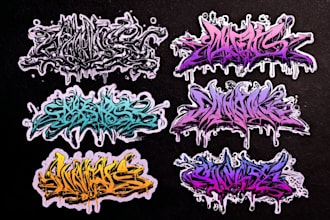 make handstyle graffiti tagging