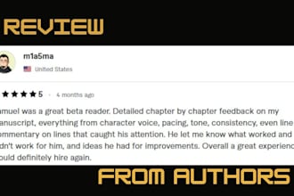 beta read critique and evaluate your romantasy nanowrimo novel