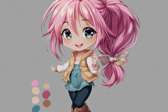 draw cute chibi art for you