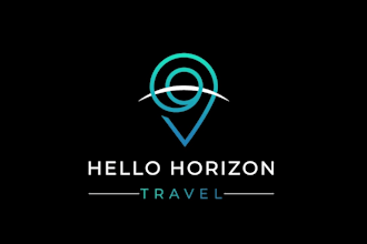 design a modern and professional travel agency logo