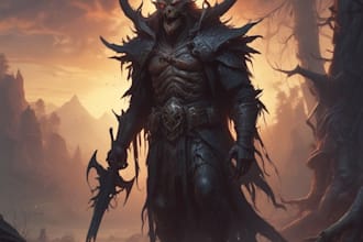 fantasy horror and fantasy horror character