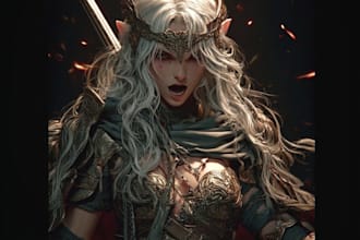 design original fantasy heroes, villains, and creatures
