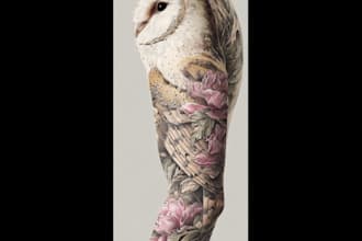 create custom and realism tattoo design