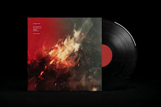 design stunning anime album cover art