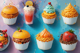 design food pop art of your food pop art