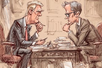 draw a political themed cartoon for you