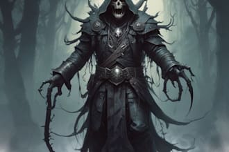 fantasy horror and fantasy horror character