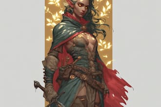 dnd character art and dnd character art
