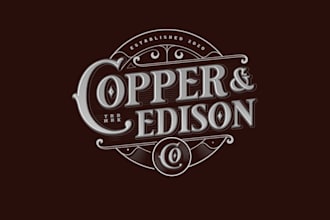 design a modern monogram, typography, or initial letter logo