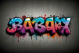 make cool graffiti characters and illustrations