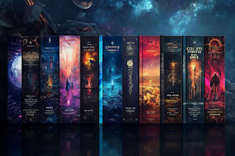 design fantasy book cover or ebook cover