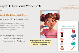 design worksheets and activity sheets for kids