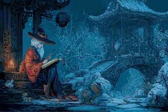 draw magical, mystery, and alluring fairytale stories
