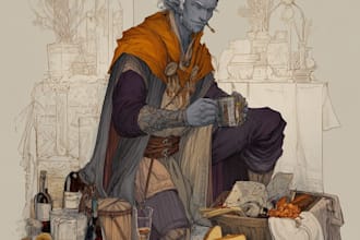 draw your dnd rpg character