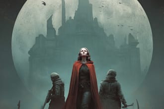 design fantasy, sci fi, horror and dystopian book cover art