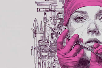 design scientific, medical, educational illustration for you