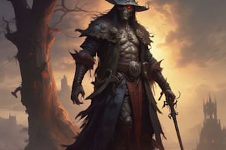 fantasy horror and fantasy horror character