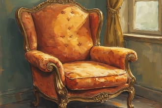 paint chair oil painting acrylic painting of portrait for you