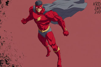 creating super hero character concepts for comics