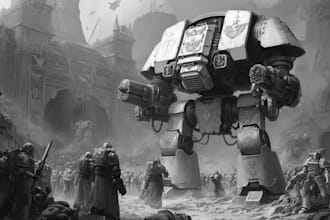 do a warhammer 40k table top miniature painter
