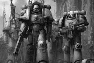 illustrate your miniature warhammer, 40k, aos and more