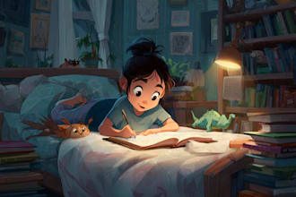 children book illustration and children book illustration